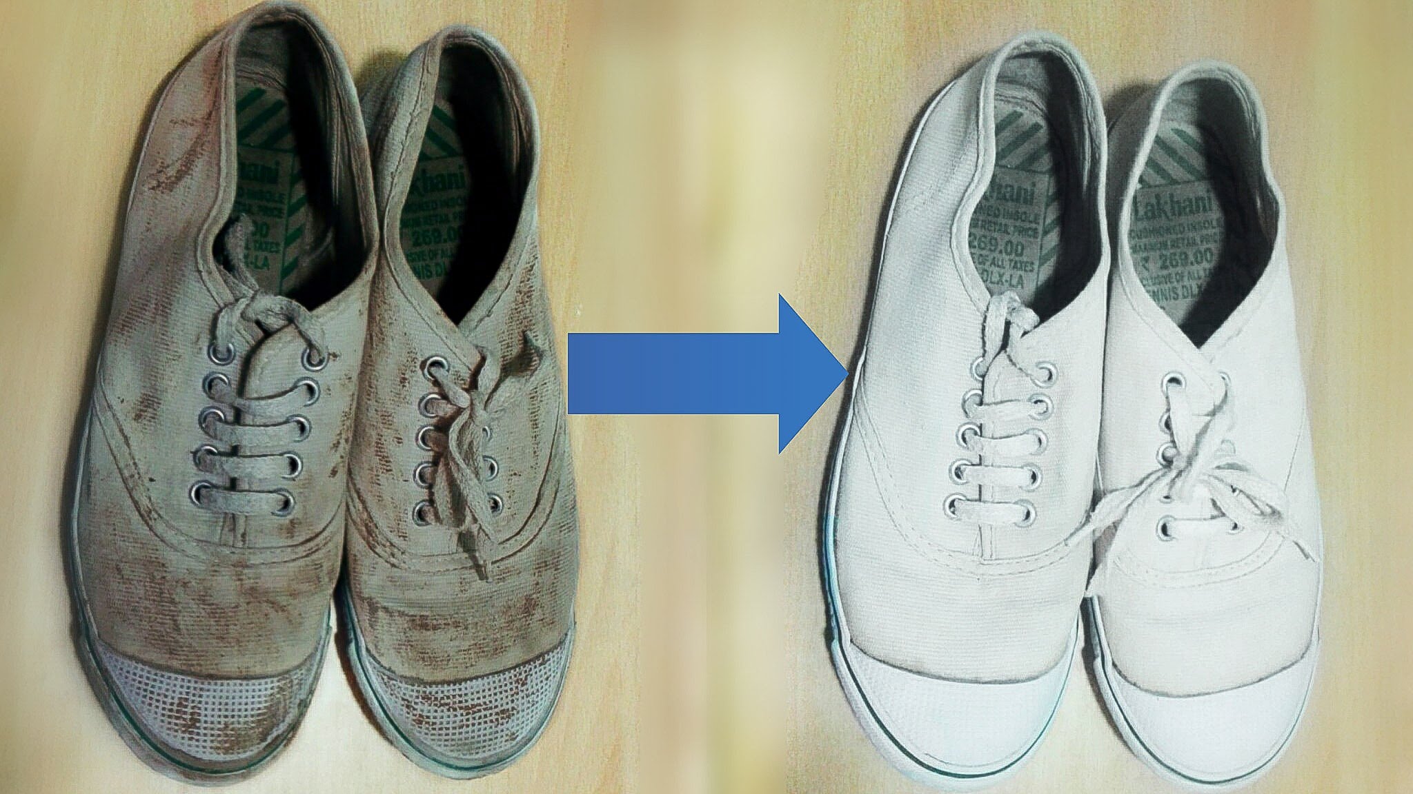 How to clearance clean fabric sneakers